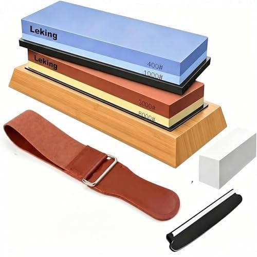 Razor-Sharp Knife Sharpening Kit - Effortlessly Maintain Your Blades