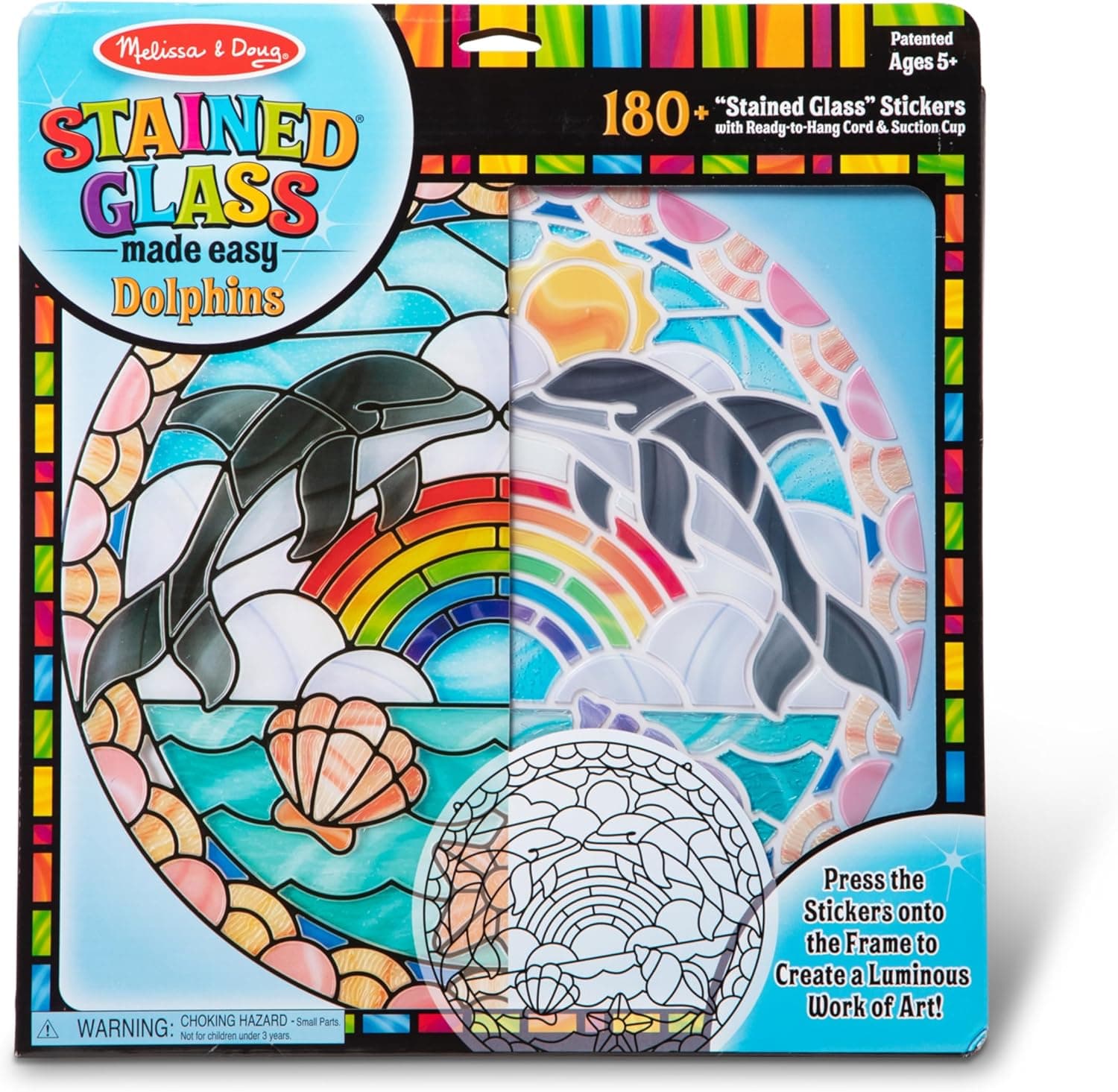 Craft a Vibrant Dolphin Stained Glass with Melissa & Doug Kit