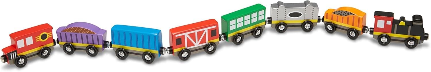 Melissa & Doug Wooden Magnetic Train Cars - 60% Off