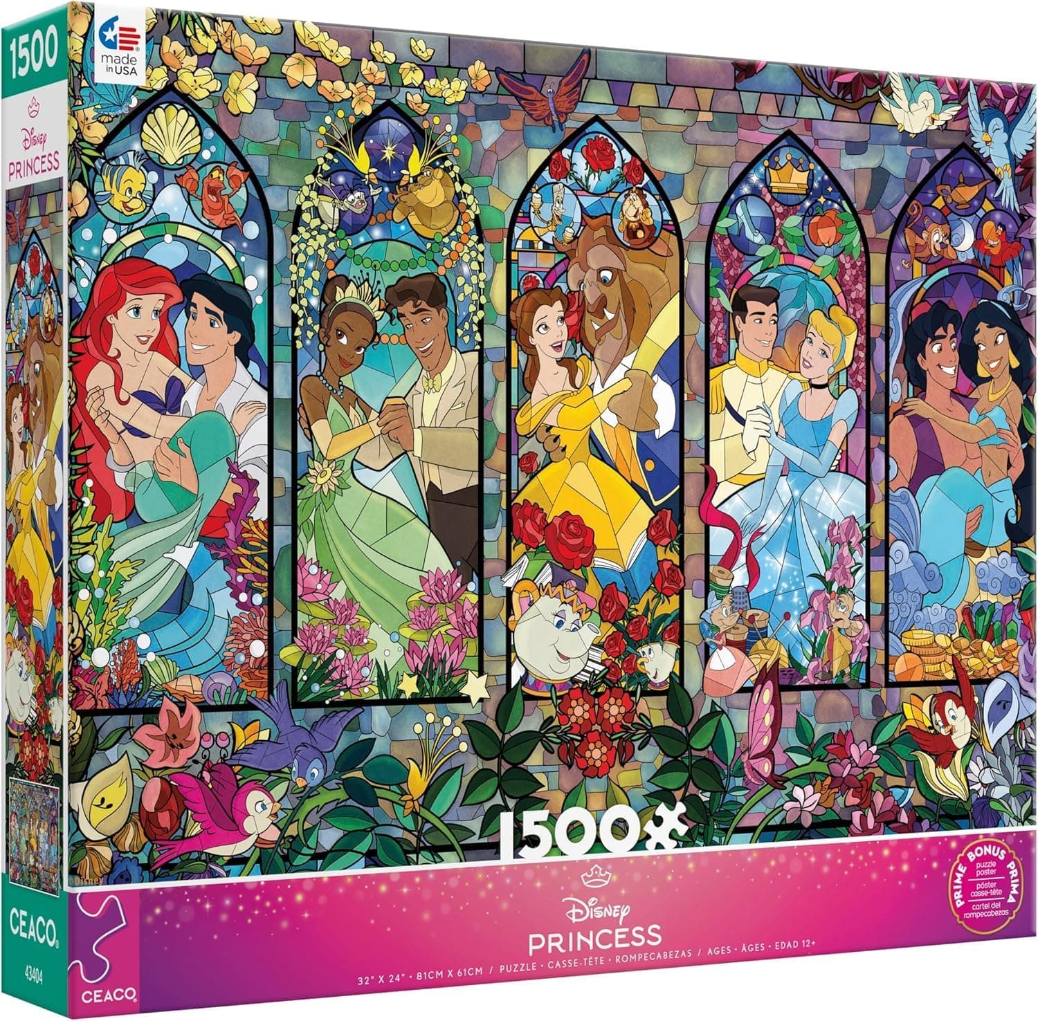 Bring Disney Princesses to Life with Stunning 1500-Piece Puzzle