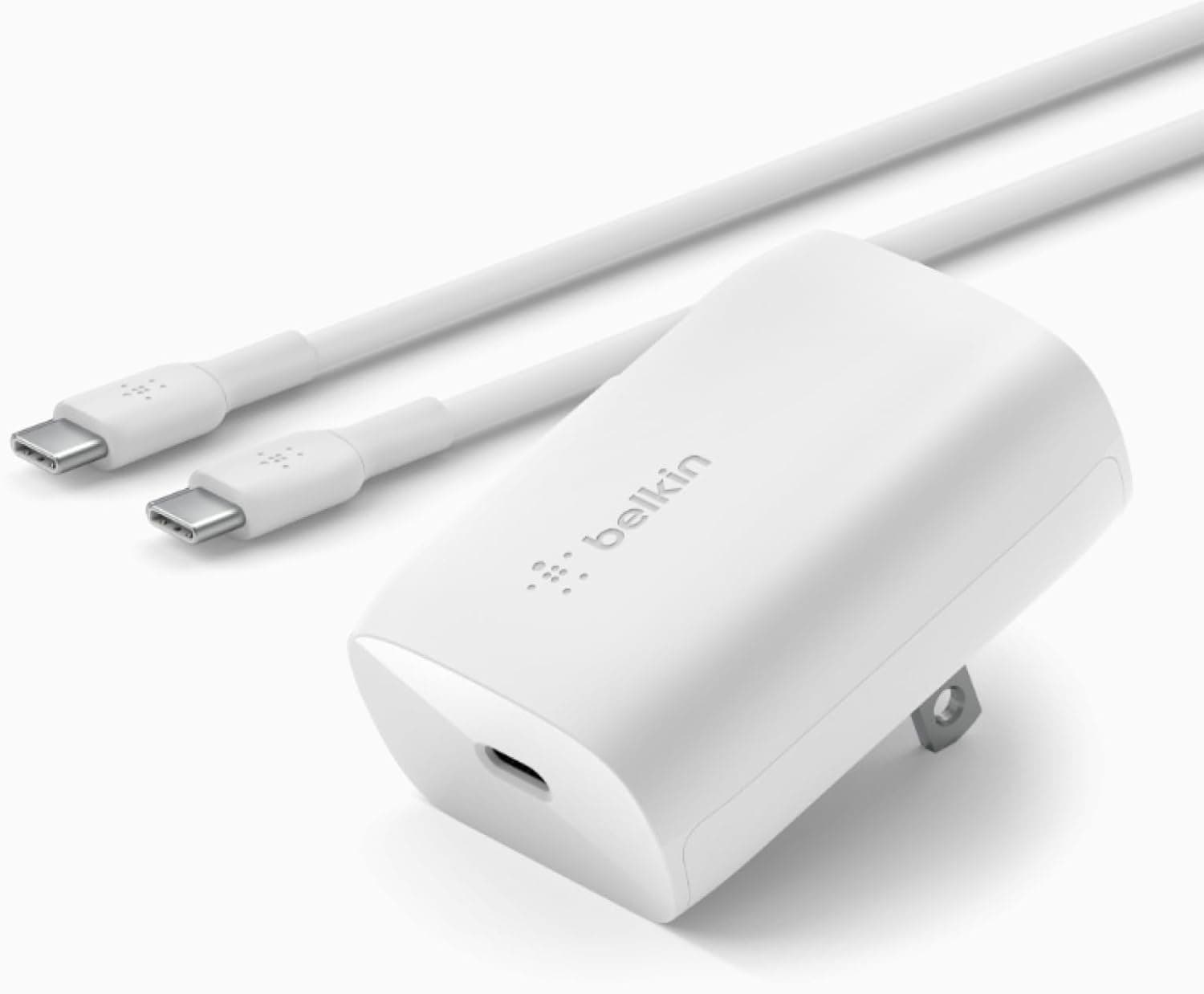 Belkin 30W USB-C Charger with Cable - Fast Charging for Phones & Devices