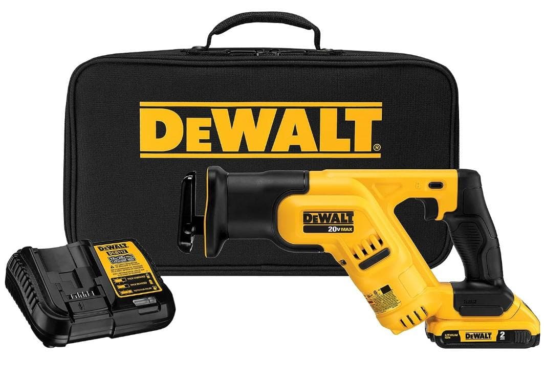DeWALT Cordless Reciprocating Saw Kit with Battery and Charger