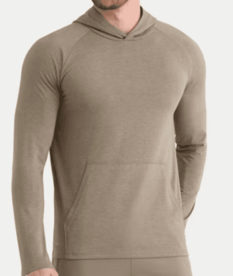 Athletic Works Men's Tri Blend Long Sleeve T-Shirt Hoodie at Walmart