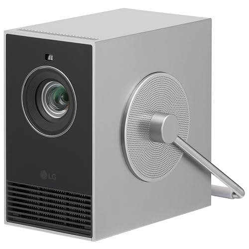 LG CineBeam Q 4K UHD Smart Portable Laser Projector with Soundbar