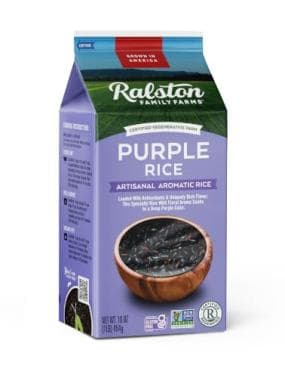 Vibrant Purple Rice - Nutritious and Flavorful