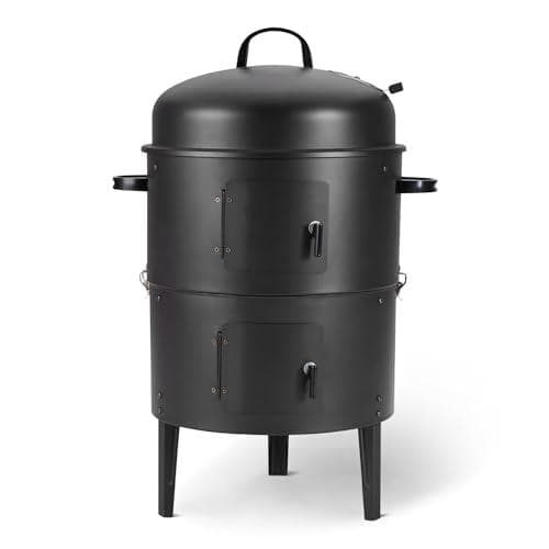 Save 53% on Amazon Basics Vertical Charcoal Outdoor Smoker