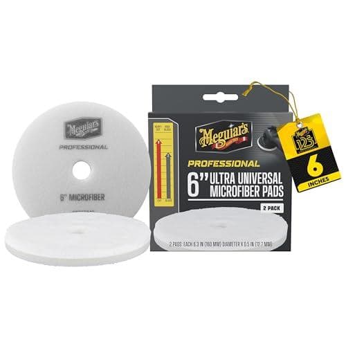 2-Pack Meguiar's Professional Microfiber Pads - Save on Auto Detailing