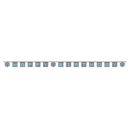 Minecraft Birthday Banner, 8ft