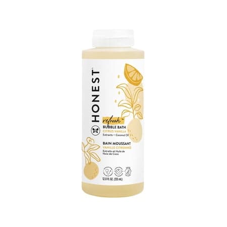 The Honest Company Bubble Bath, Citrus Vanilla, Refresh, 12.0 Fl. Oz.