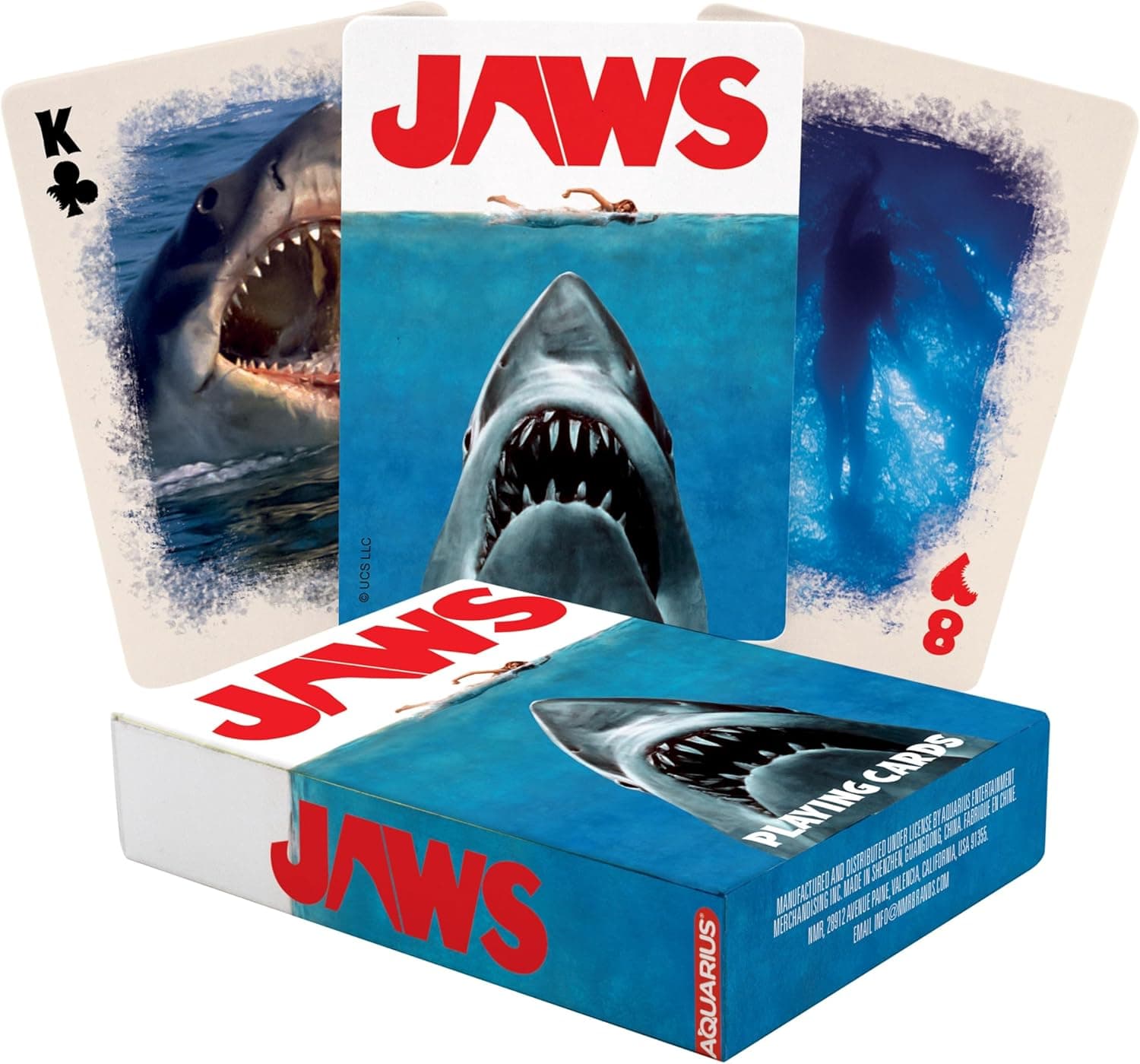 Dive into Aquarius Jaws Playing Cards: Unique Shark Designs