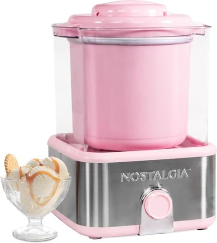 Nostalgia 2-Qt. Stainless Steel Ice Cream Maker