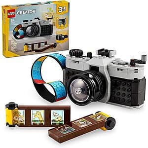 LEGO Creator: 3-in-1 Retro Camera Building Set - $16