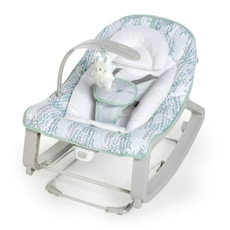 Ingenuity Keep Cozy 3-in-1 Vibrating Infant & Toddler Baby Bouncer and Rocker Chair, Gray
