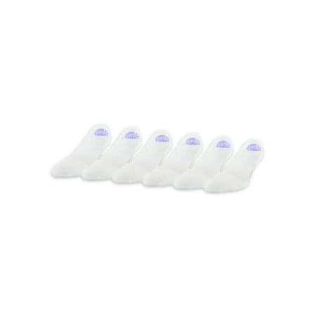 PEDS Women's Low Cut Cushion Liner Socks, 6 Pairs