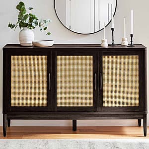 Select Locations: Better Homes & Gardens Springwood Caning Sideboard (Charcoal) $138 + Free S&H