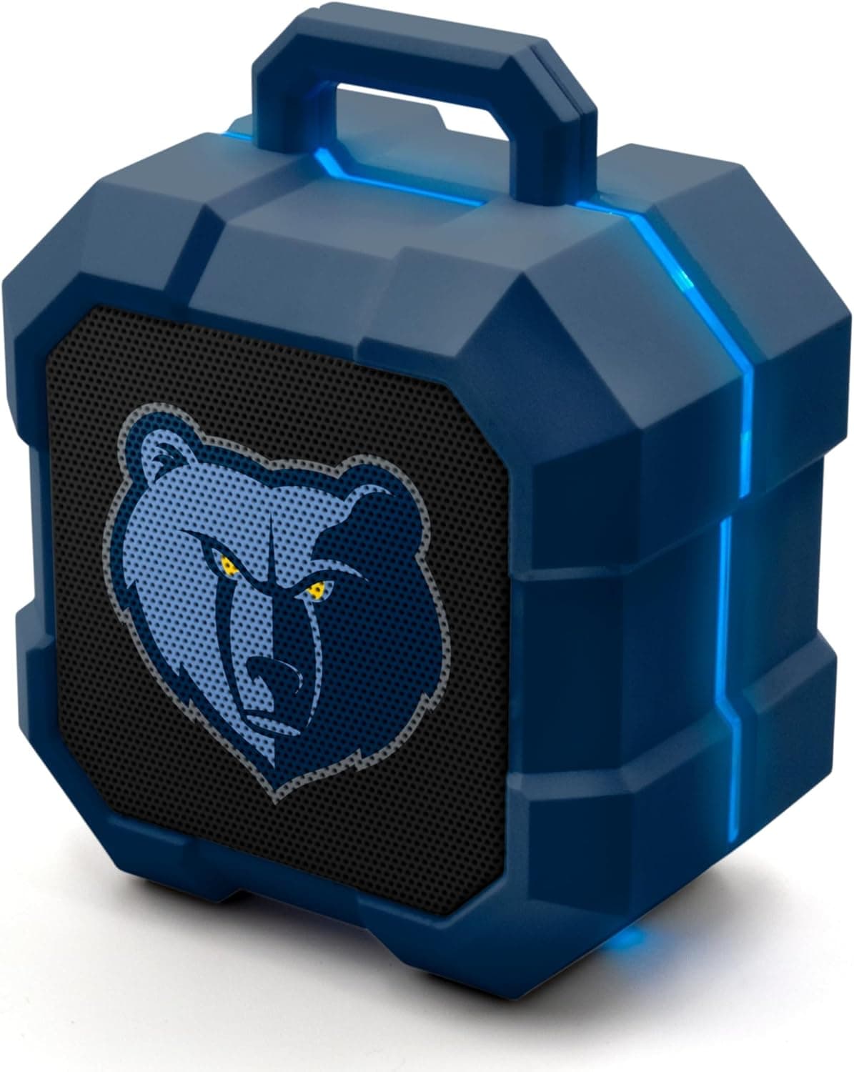 SOAR NBA Shockbox LED Wireless Bluetooth Speaker - Water Resistant IPX4, 5.0 Bluetooth with Over 5 Hours of Play Time - Small Portable Speaker - Officially Licensed NBA, Perfect Home & Outdoor Speaker