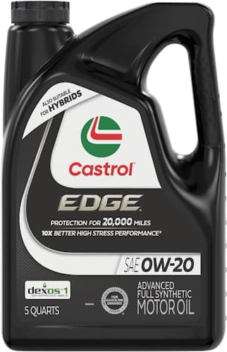 Castrol EDGE 0W-20 Motor Oil - 24% Discount on Amazon