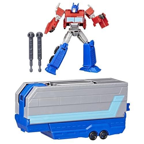 Save 73% on Transformers EarthSpark Optimus Prime Battle Trailer Playset