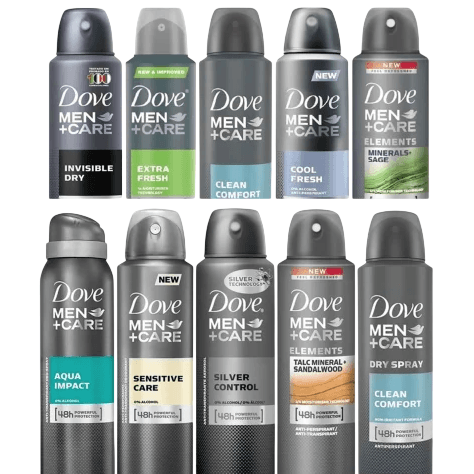 10-Pack of Dove Deodorant Sprays for $30