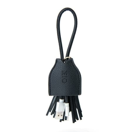 MOTILE™ Brand Tassel Cord with Lightning® Connection, Charcoal