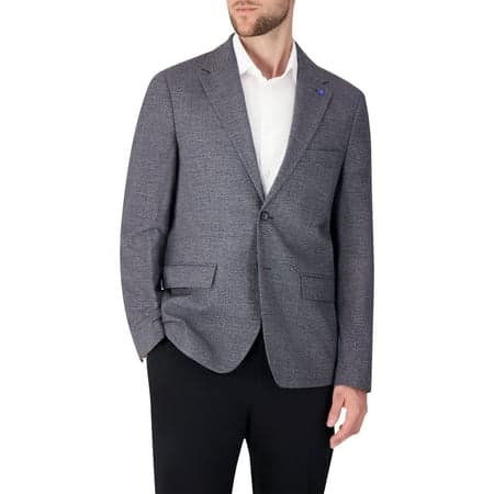 Report Collection Single Breast Full Lined Flat Pocket Woven Men's Jacket