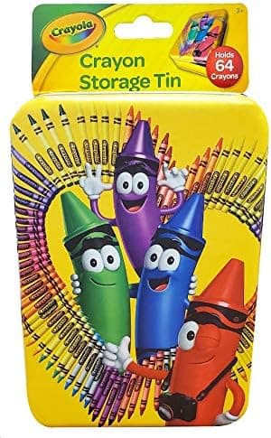 Organize Your Crayons with the Crayola Tin Crayon Storage
