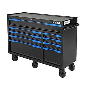 Kobalt K1 Steel Rolling Tool Cabinet - Spacious Storage for Your Workshop