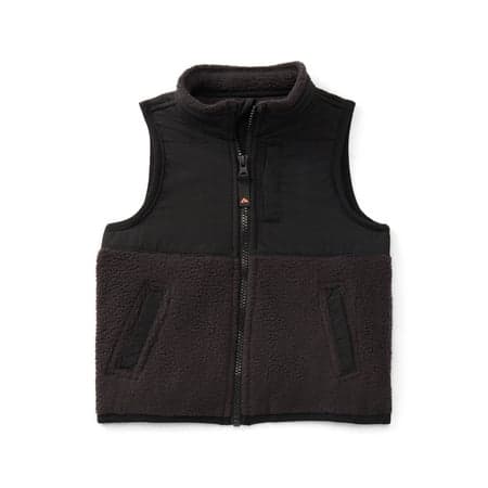 Ozark Trail Toddler Boy Mixed Media Fleece Vest, Sizes 2T-5T