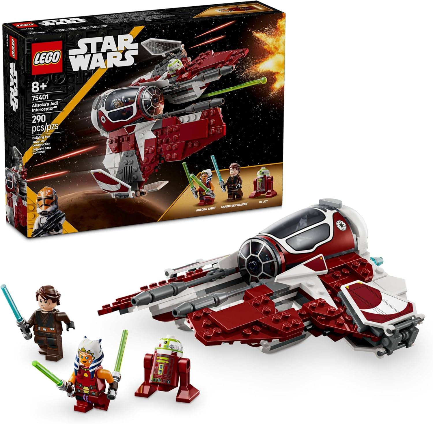 Soar into Adventure with the LEGO Star Wars: The Clone Wars Ahsoka's Jedi Interceptor