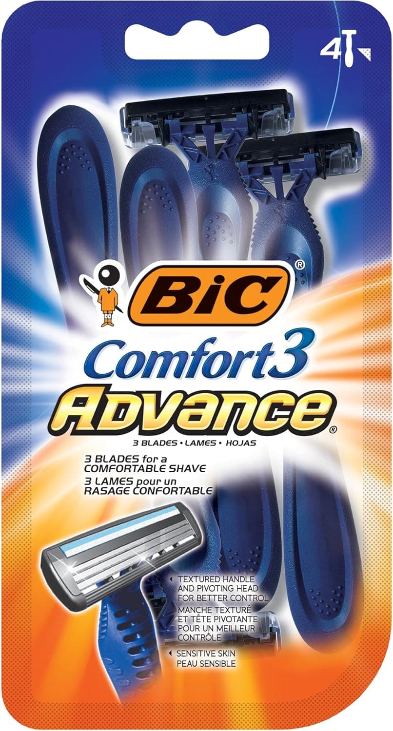 BIC Comfort 3 Advance Razors for an Ultra-Smooth Shave