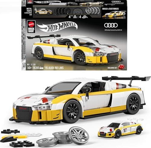Hot Wheels Audi R8 LMS Building Set - Construct Your Racer