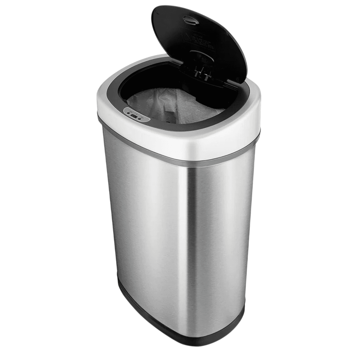 Touchless Stainless Steel Waste Can from Wayfair - 48% Off