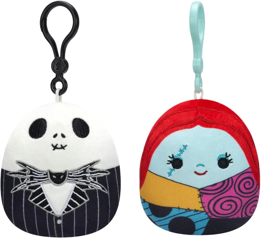 Squishmallows Disney Jack Skellington and Sally 2-Pack Plush