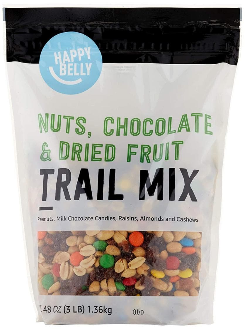 Amazon Happy Belly Mixed Nuts, Chocolate & Dried Fruit Trail Mix
