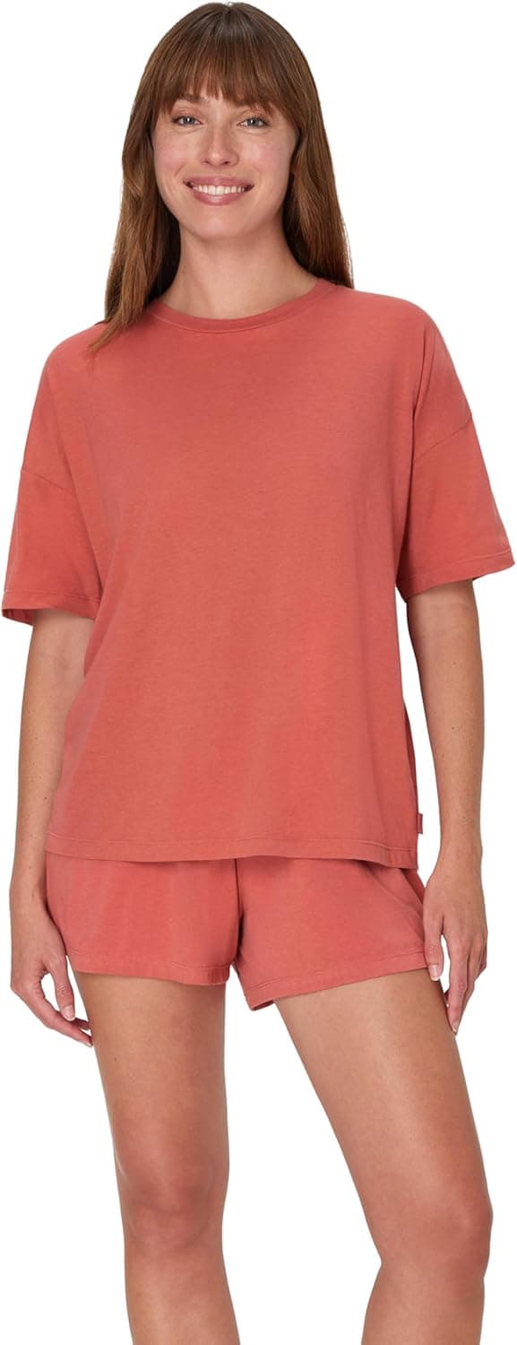 Comfy Hanes Women's Lounge Set: Supersoft Tee & Shorts