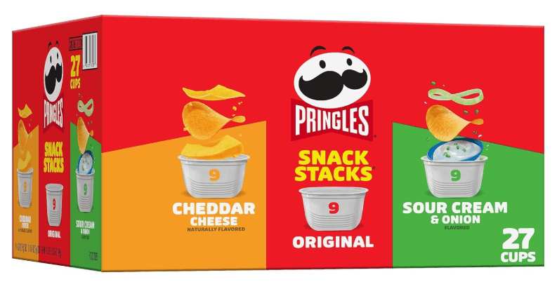 Pringles Potato Chips Snack Packs - Great Value on Amazon