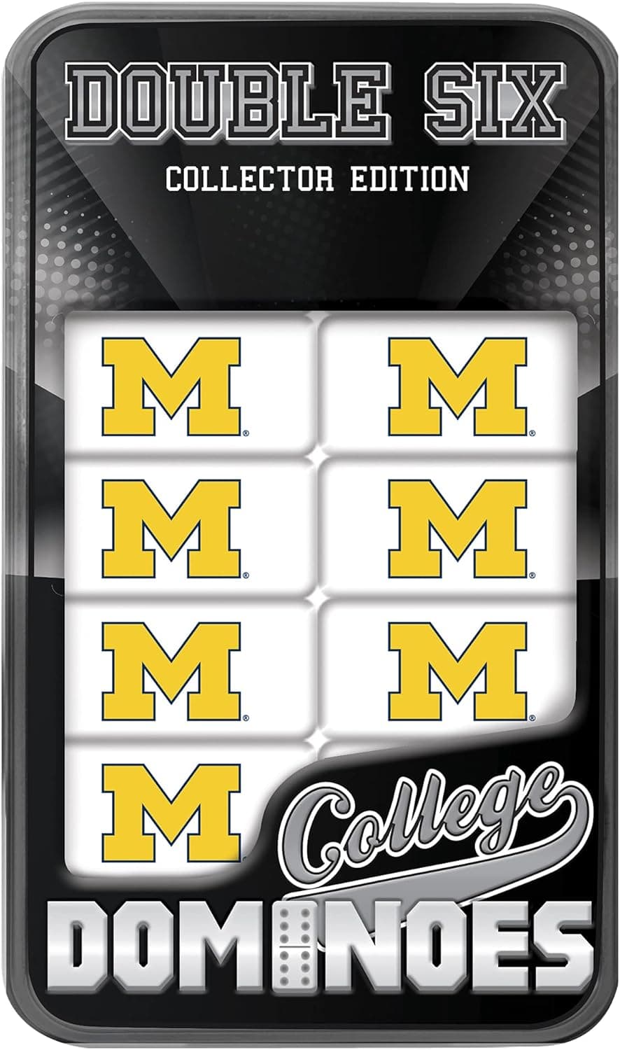 Michigan Wolverines NCAA Domino Set - Save 25%
