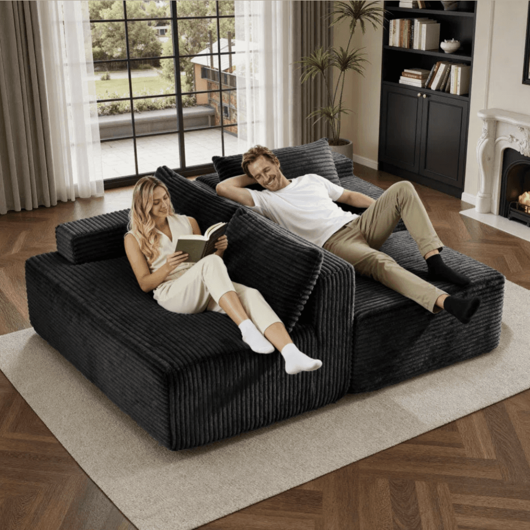 Relax on the Cloud Sofa with No Assembly Required for $380