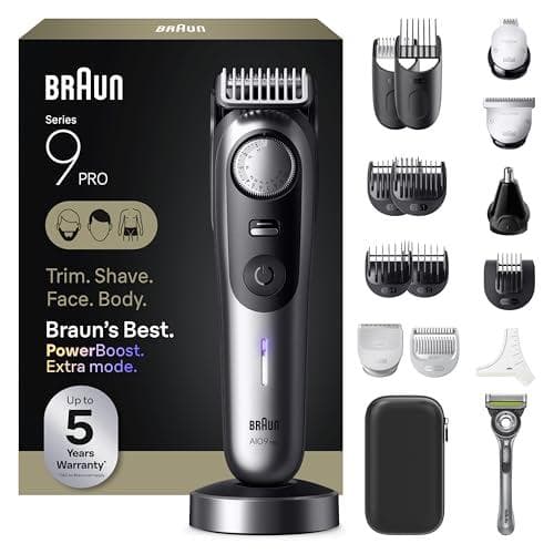 Save 20% on Braun's All-in-One Series 9 PRO Electric Beard Trimmer