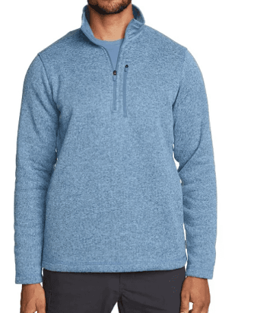 Stay Cozy with the Eddie Bauer Radiator 1/4-Zip Fleece (69% Off)