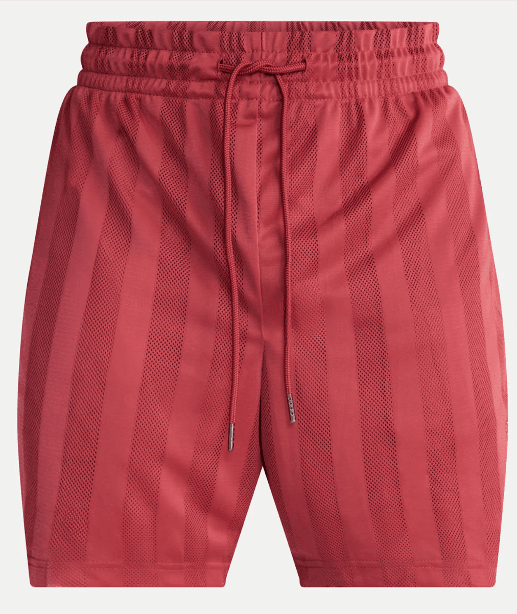 No Boundaries Men's Striped Mesh Shorts - Casual Style