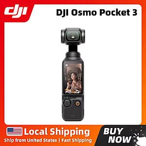DJI Osmo Pocket 3 - Compact 4K Vlog Camera with Gimbal Stabilization