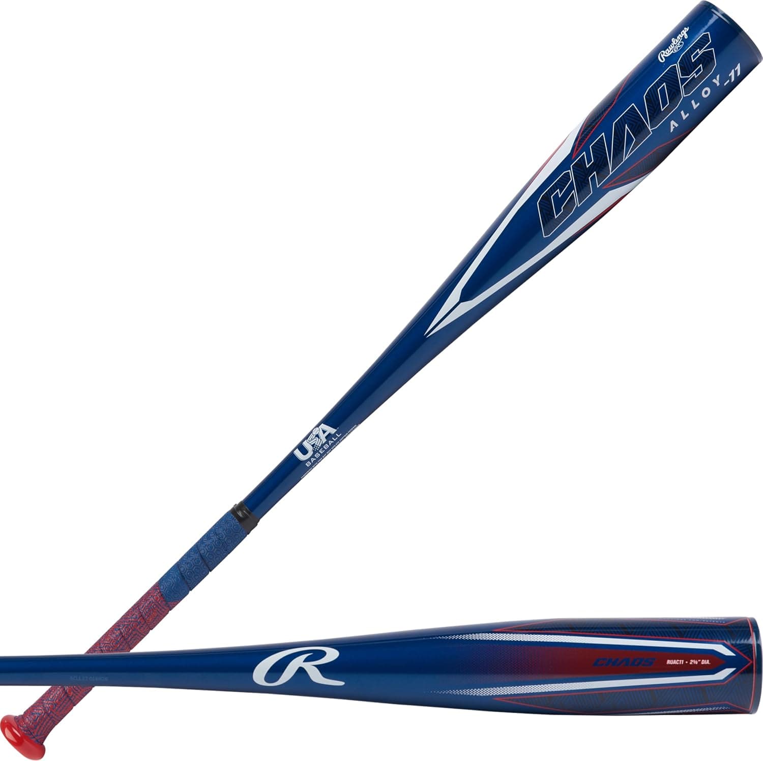Rawlings | Chaos Baseball Bat | USA | -11 Drop | 2 5/8" Barrel | 1 Pc. Aluminum | 28"