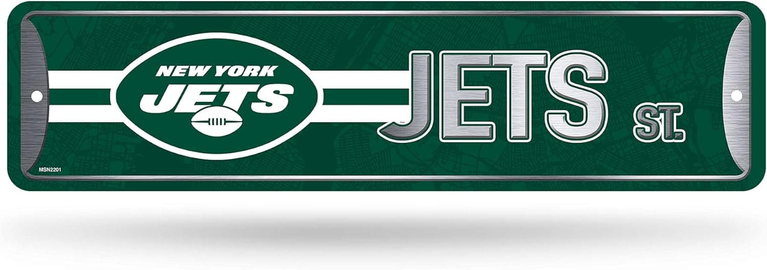 Decorate Your Space with the NFL New York Jets Metal Sign
