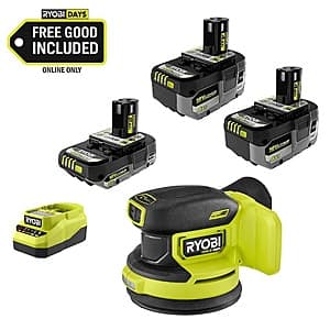 Target: Ryobi ONE+ HP 18V Brushless Random Orbital Sander Kit with Batteries & Charger - $179 + Free Shipping
