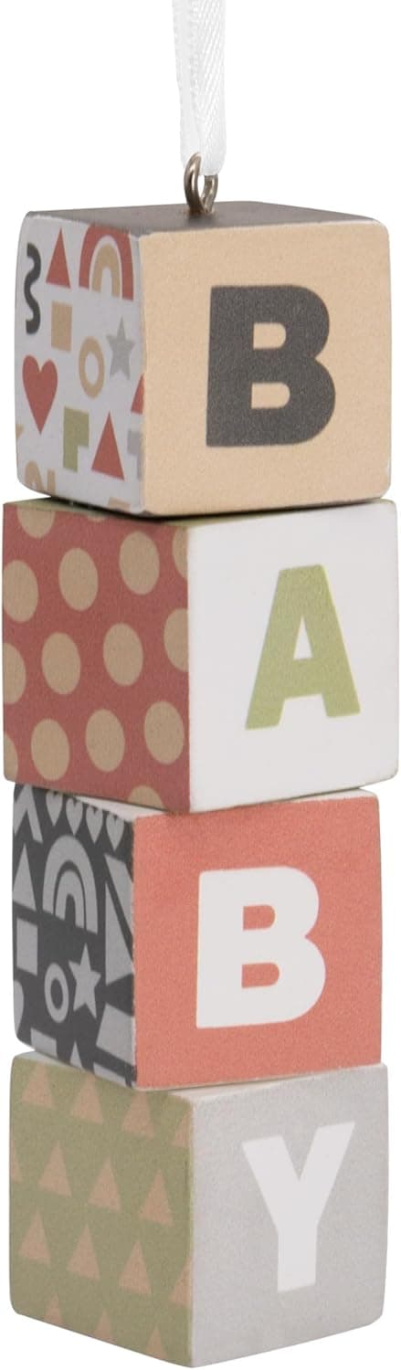Save on Hallmark Baby Blocks Christmas Ornament