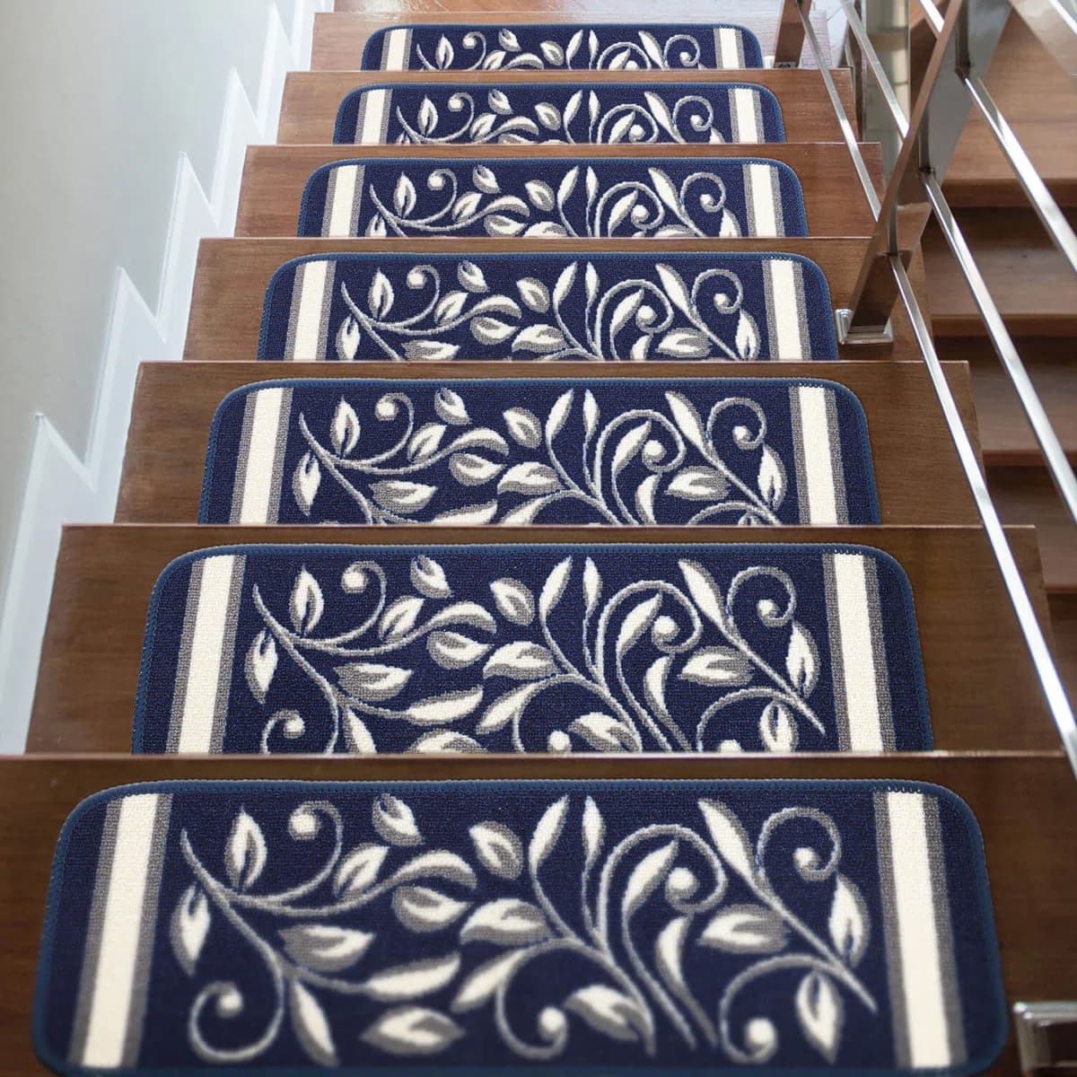 Transform Your Stairs with Lark Manor's 15-Pack Stair Treads