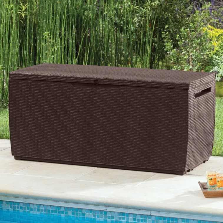 Massive 80-Gallon Deck Box with Wheels for $65
