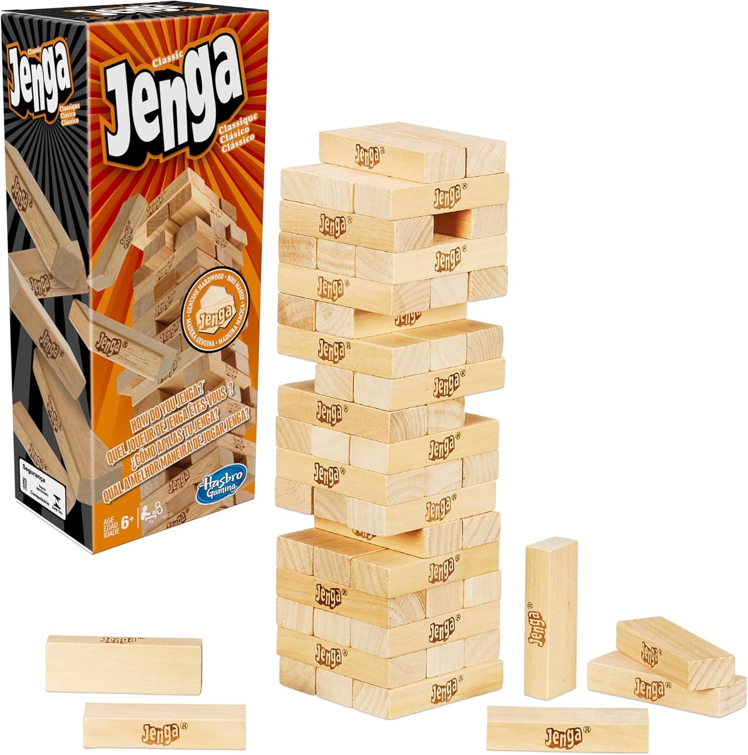 Build the Perfect Tower with Hasbro's Iconic Jenga Game