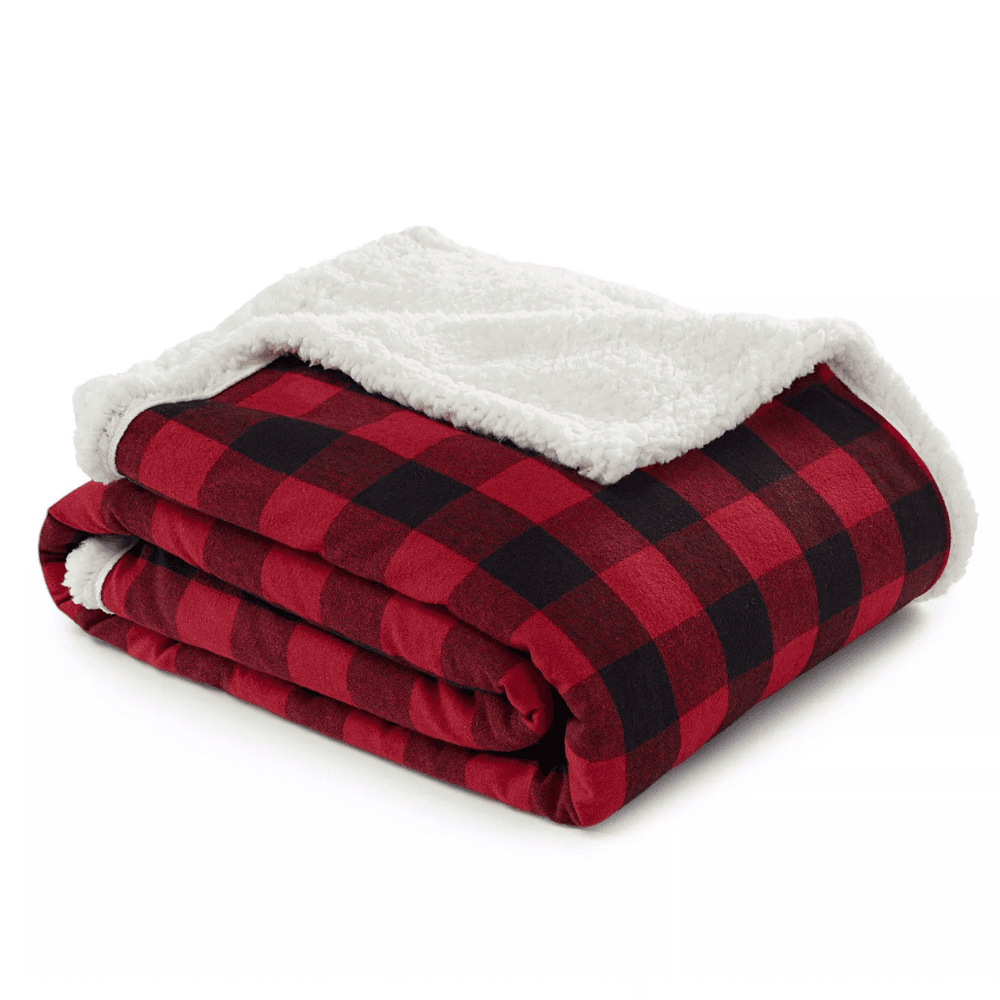 Cozy Up with an Eddie Bauer Sherpa Throw for $9